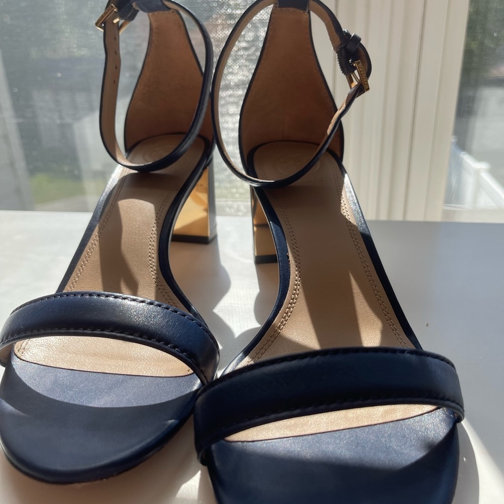 Navy Blue Sandals - Picture 4 of 7